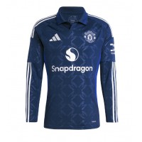 Maglia Calcio Manchester United Seconda Divisa 2024-25 Manica Lunga